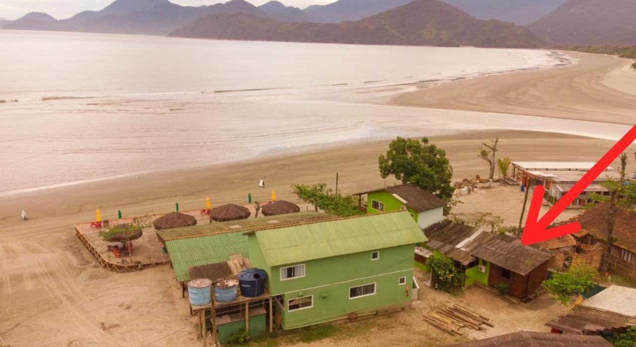 827 Chale Pe Na Areia, Completo Na Praia Do Estaleiro Em Ubatuba - 1 Dormitorio, 1 Banheiro, 1 Vaga De Garagem Εξωτερικό φωτογραφία